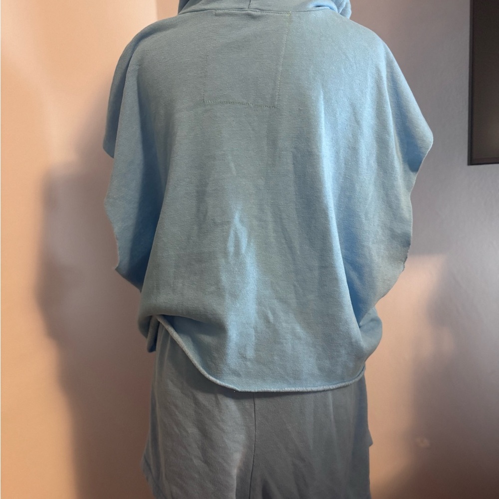 Aviator Nation Light Blue Women's Shorts - Picture 5 of 7